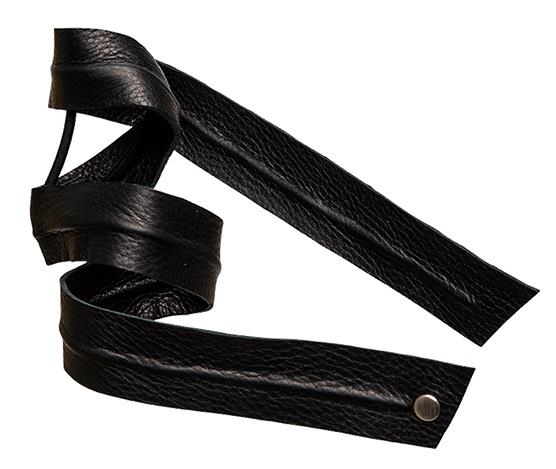 Corinne Leather Band Long Bendable - Black