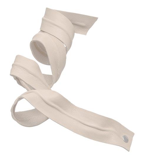 Corinne Leather Band Long Bendable - Cream