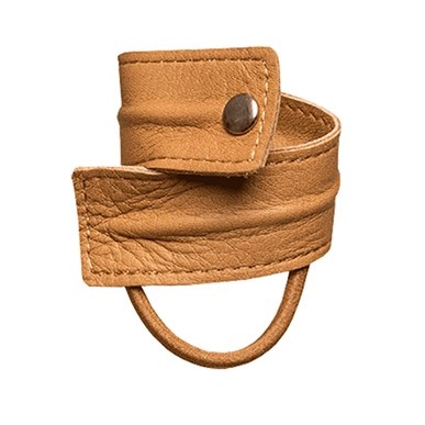 Corinne Leather Band Short Bendable  Camel