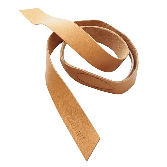 Corinne Leather Band Short One Layer  Camel