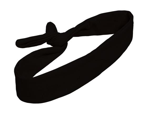 Corinne Leather Headband Wire - Black