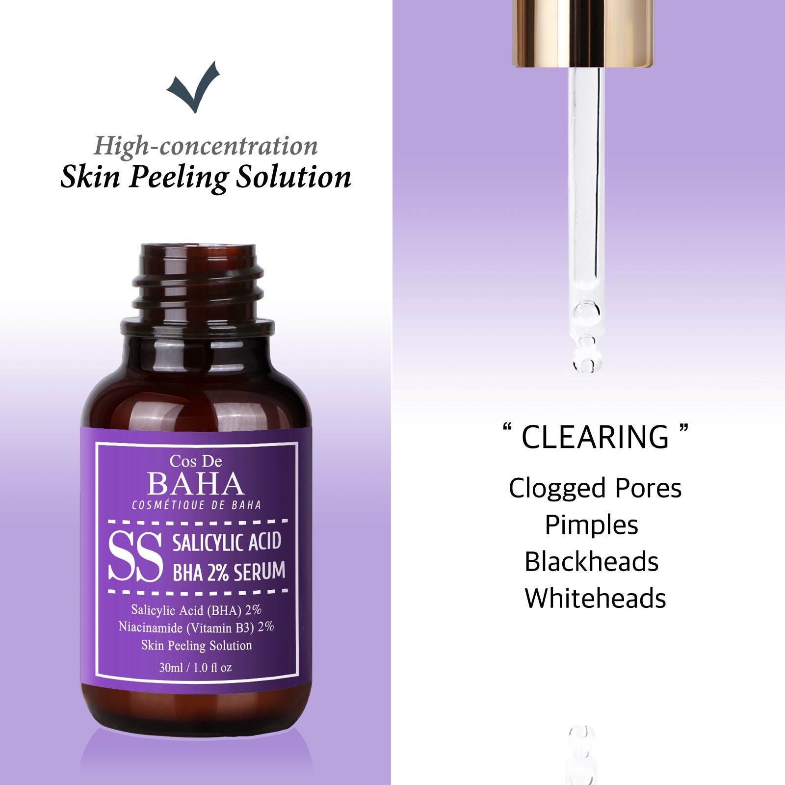 Cos De BAHA Salicylic Acid 2% Serum 30 ml (obrázok 3)