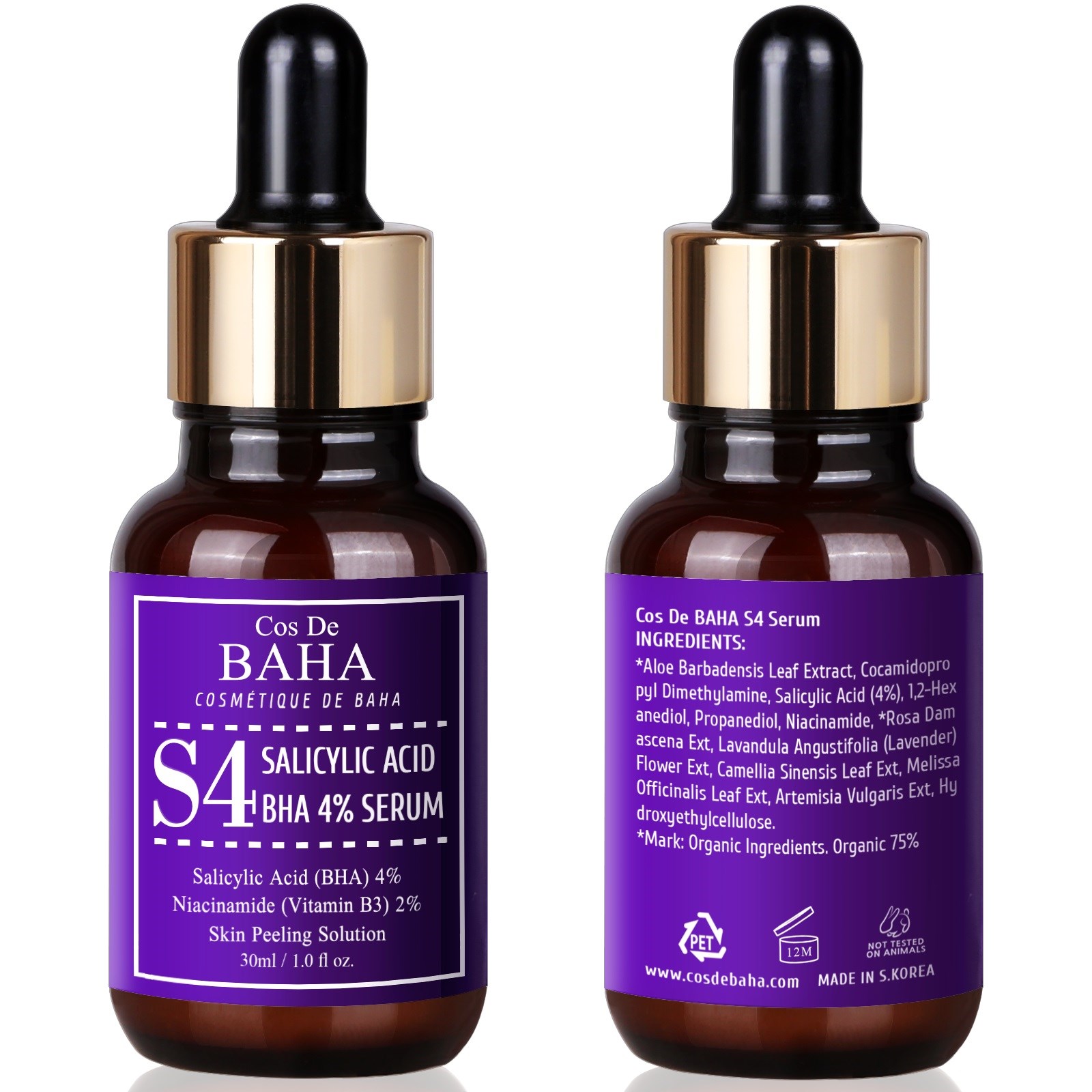 Cos De BAHA Salicylic Acid 4% Serum 30 ml (obrázok 3)