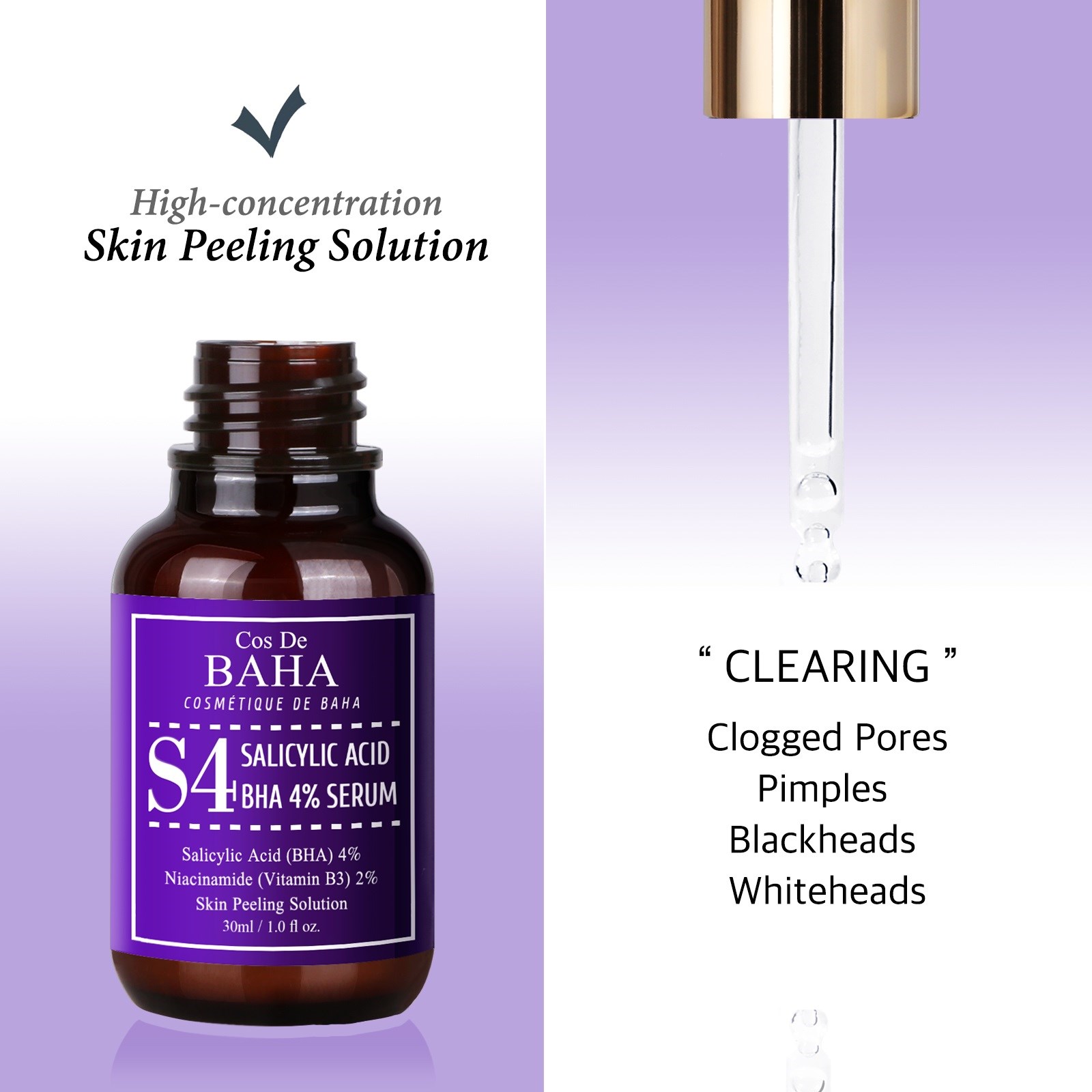 Cos De BAHA Salicylic Acid 4% Serum 30 ml (obrázok 6)