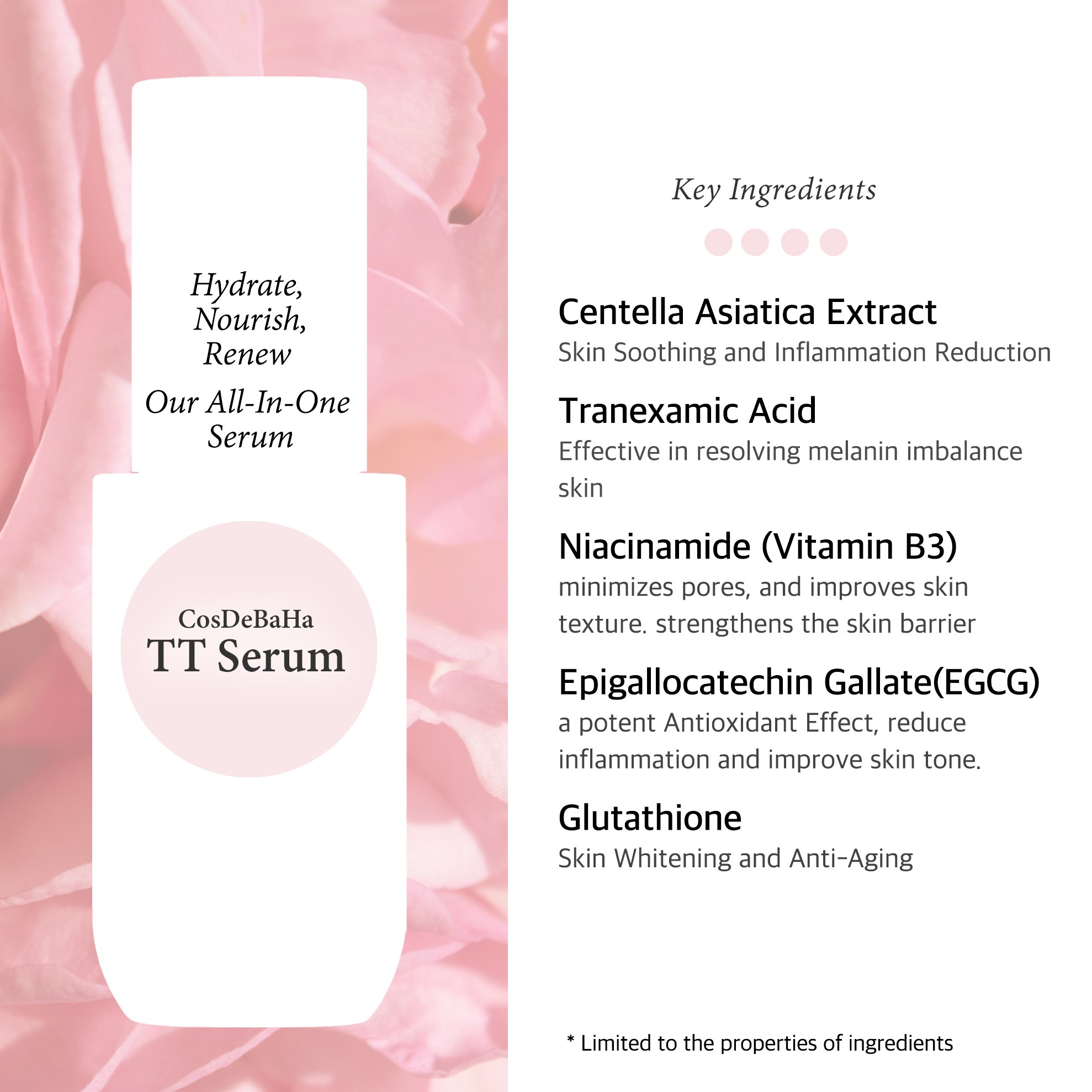 Cos De BAHA Tranexamic Acid Facial Serum 30 ml (obrázok 3)