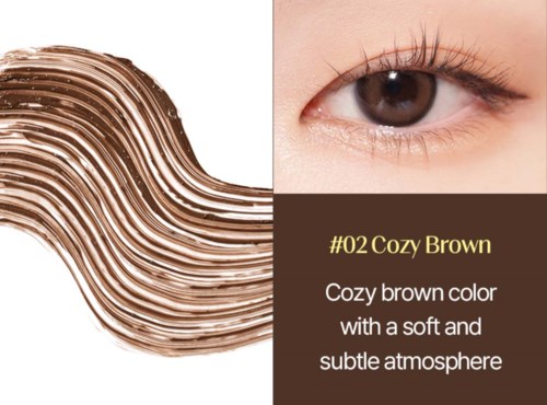 Cosnori Perfect Setting Waterproof Mascara 02 Cozy Brown
