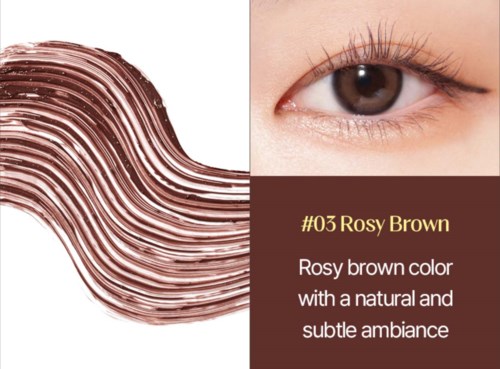 Cosnori Perfect Setting Waterproof Mascara 03 Rosy Brown
