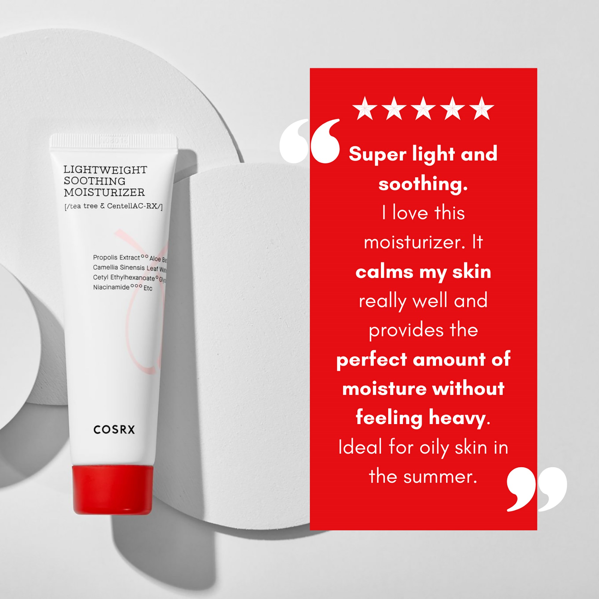 COSRX AC Collection AC Collection Lightweight Soothing Moisturizer 80 (obrázok 3)