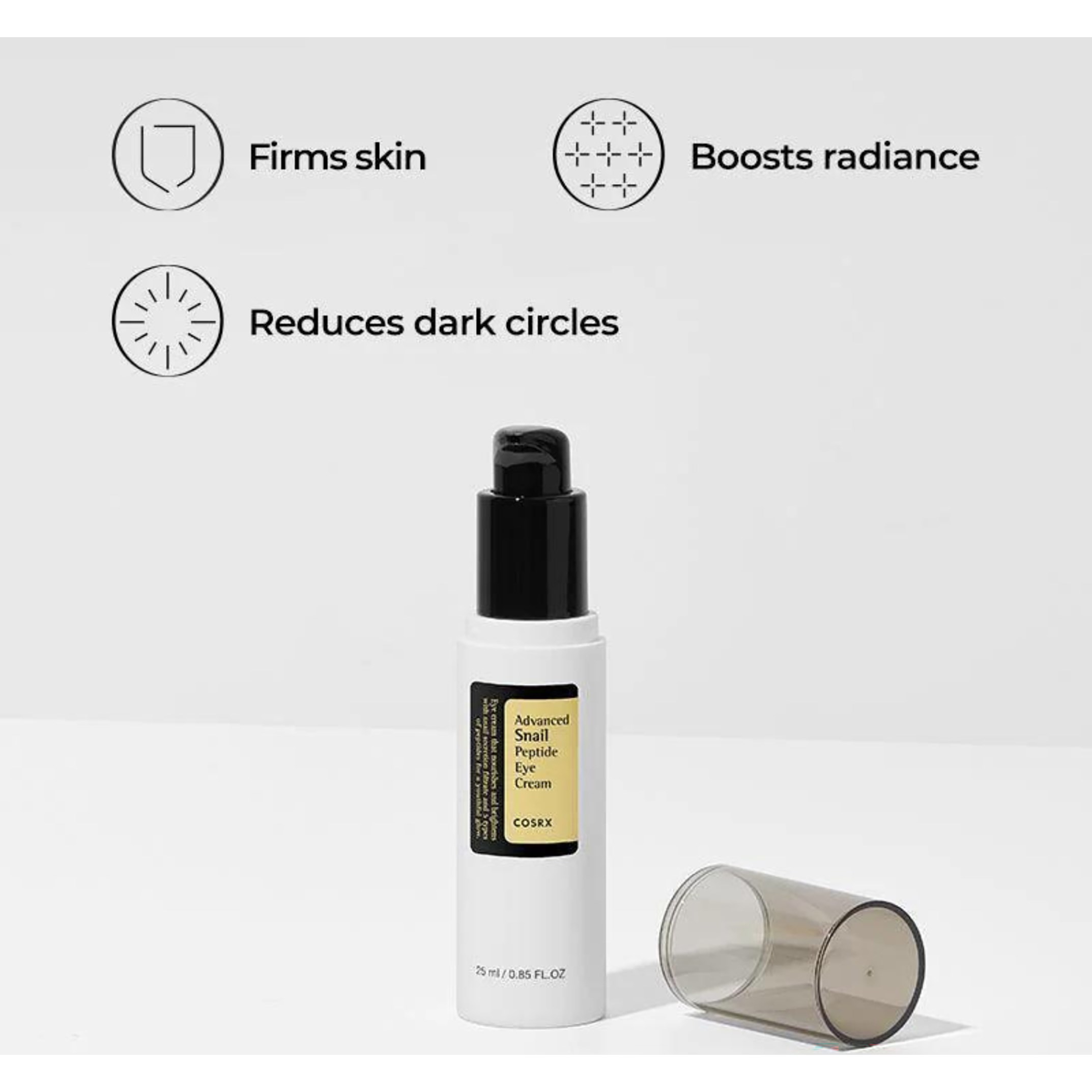 COSRX Advanced Snail Advanced Snail Peptide Eye Cream 25ml - Krem pod (obrázok 3)