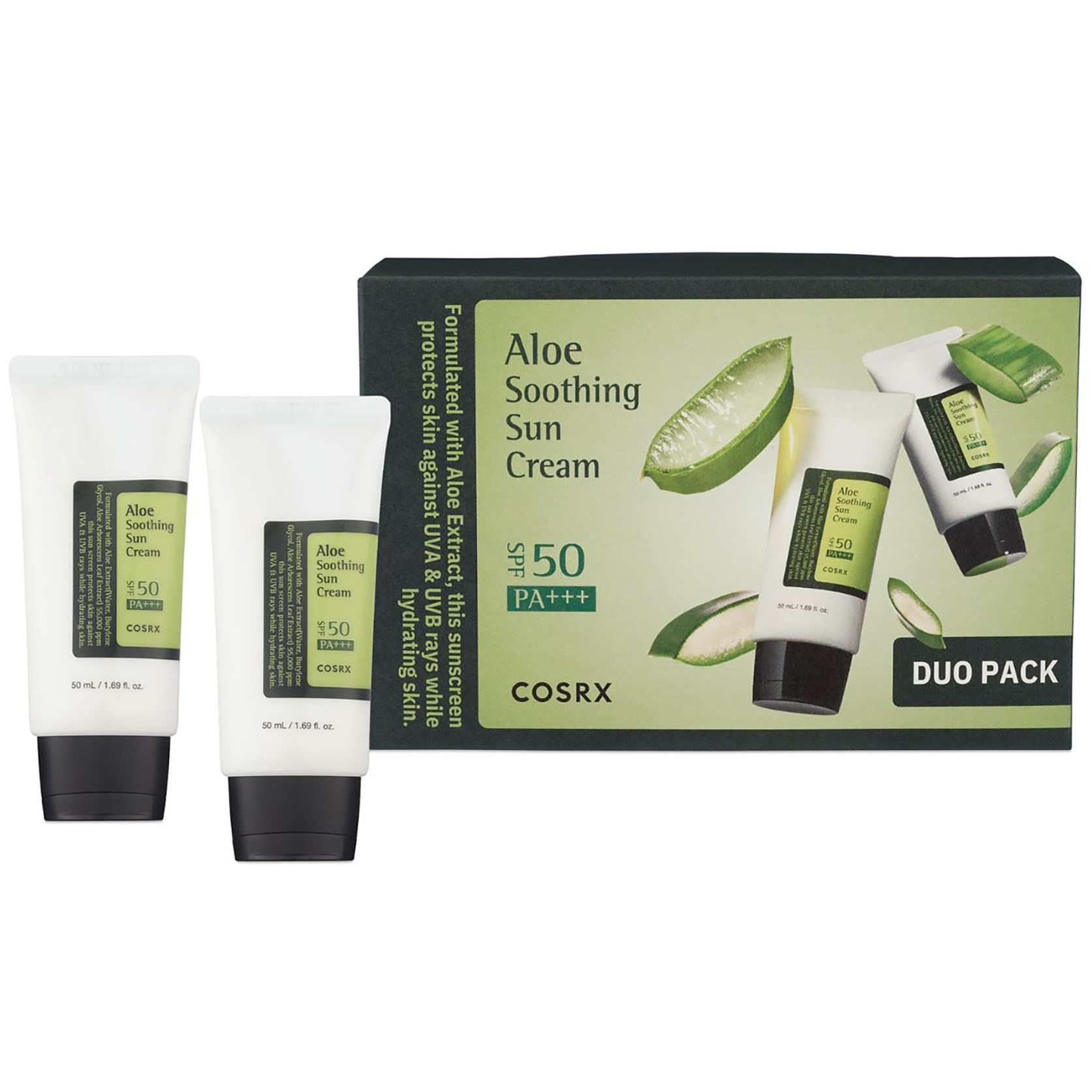 COSRX Aloe Soothing Sun Cream Duo Pack