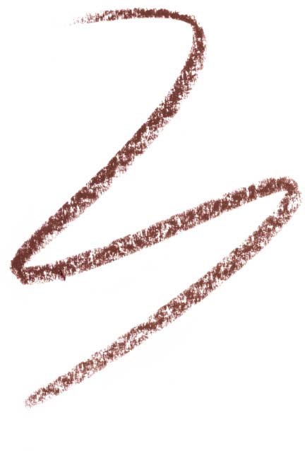 A brown, squiggly line on a white background, resembling a loose, abstract "Z" shape.