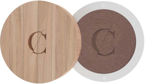 Two round objects with a 'C' logo, one looks like wood and the other like compressed material.