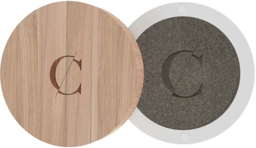 Two circular objects, one wood-colored with a letter C, another gray with a letter C, placed side by side.