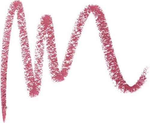Roze golvende lijn op een witte achtergrond, lijkt op een handgeschreven of krijttekening.