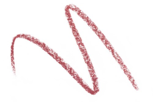 Eine rosa, gewellte Linie oder Zickzack auf weißem Hintergrund, Teil einer Zeichnung oder Kunst.