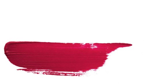A white background with black borders and a red brush stroke in the middle.