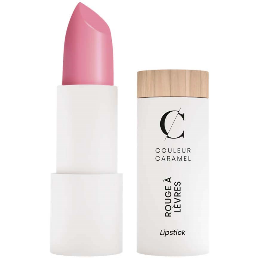 Läs mer om Couleur Caramel Satin Lipstick n°221 Medium pink