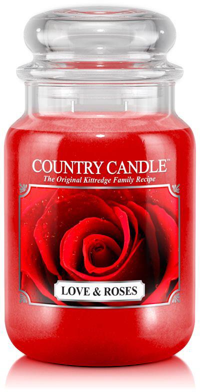 Country Candle 2 Wick L Jar Love & Roses