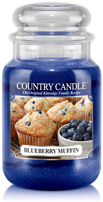 Country Candle 2 Wick Large Jar Blueberry Muffin