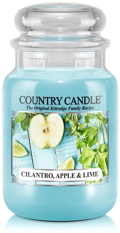 Country Candle Scented Candle Large Cilantro, Apple & Lime 6