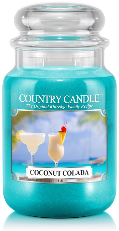 Country Candle 2 Wick Large Jar Coconut Colada