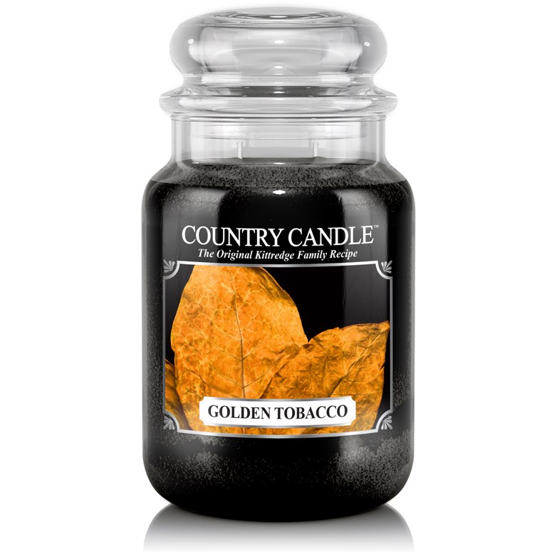 Bilde av Country Candle Golden Tobacco 2 Wick Large Jar 150 H
