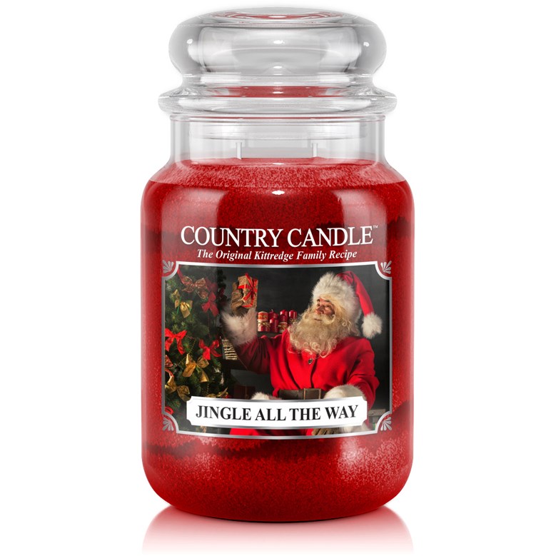 Country Candle Jingle All The Way Christmas Scent 2 Wick Large Ja