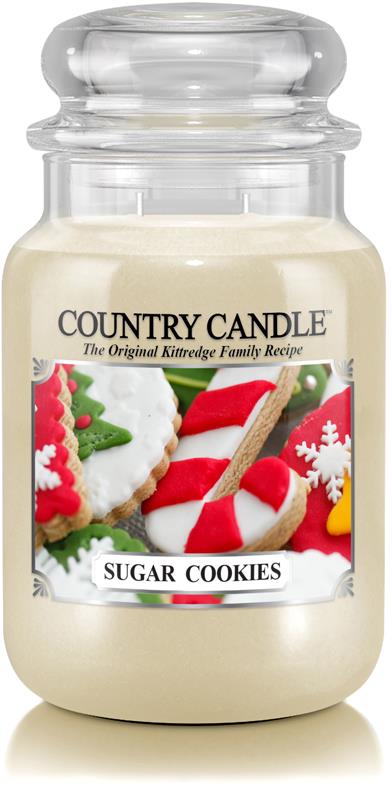 Country Candle 2 Wick Large Jar Sugar Cookies