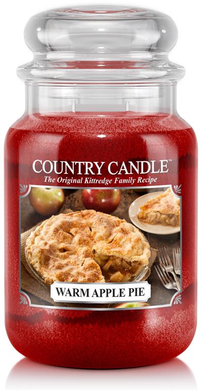 Country Candle Scented Candle Large Warm Apple Pie 680 g