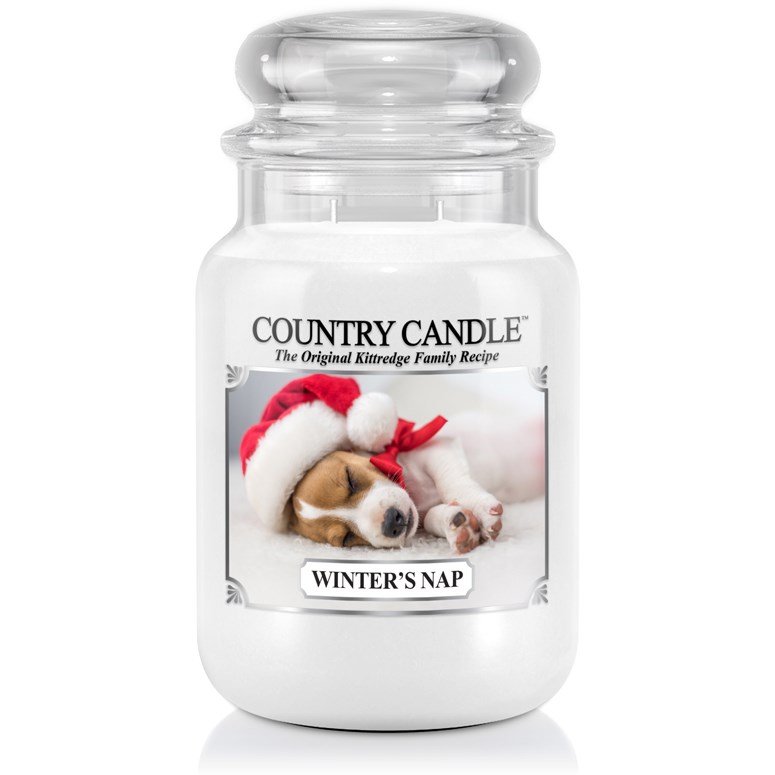 Country Candle Winter's Nap Christmas Scent 2 Wick Large Jar 150 h