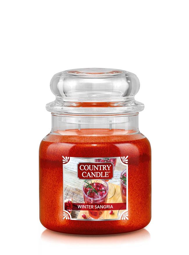 Country Candle 2 Wick M Jar   Winter Sangria