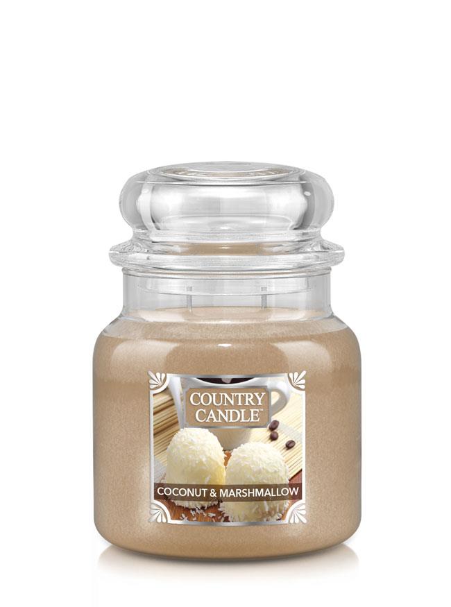 Country Candle 2 Wick M Jar Coconut & Marshmallow