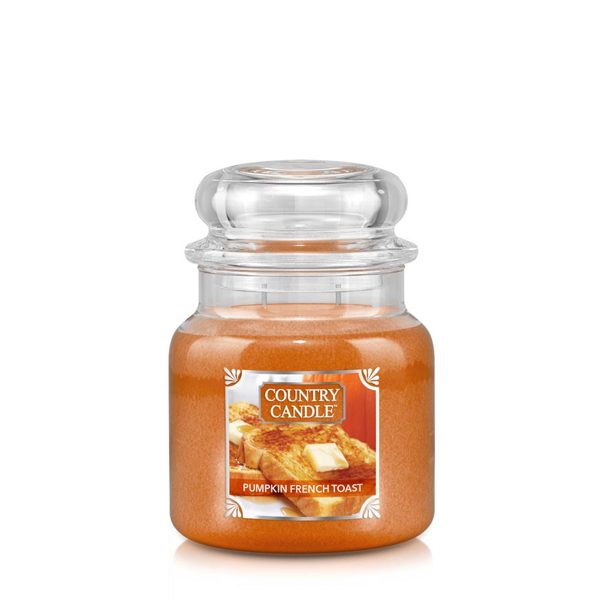 Country Candle Pumpkin French Toast 2 Wick Medium Jar