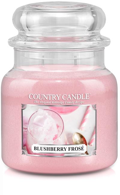 Country Candle 2 Wick Medium Jar Blushberry Frose