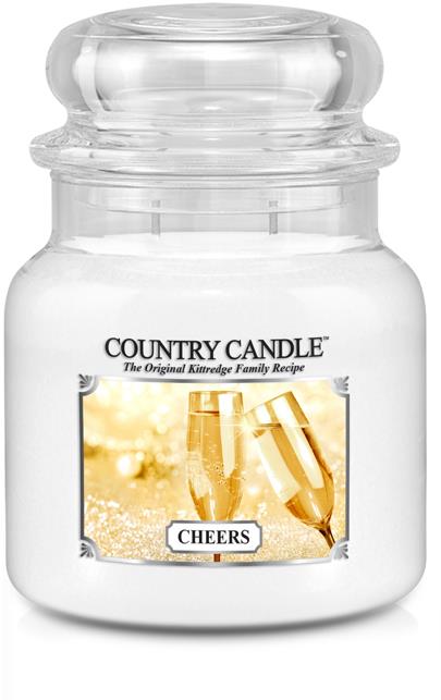 Country Candle 2 Wick Medium Jar Cheers