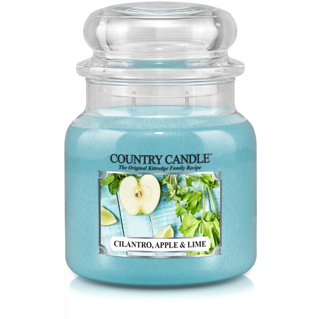 Bilde av Country Candle Cilantro, Apple & Lime Scented Candle 453 G