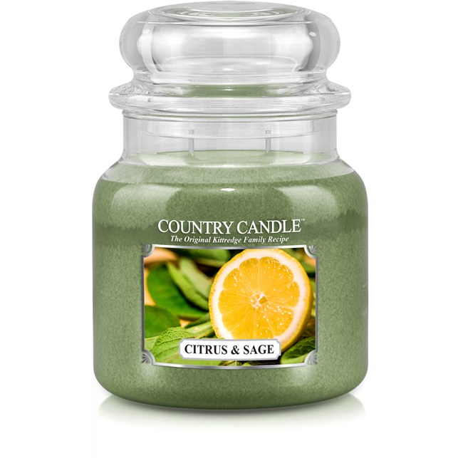 Bilde av Country Candle Citrus & Sage Scented Candle 453 G