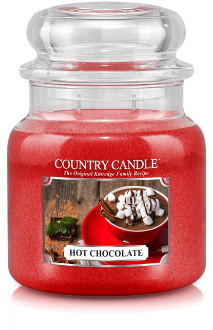 Country Candle 2 Wick Medium Jar Hot Chocolate