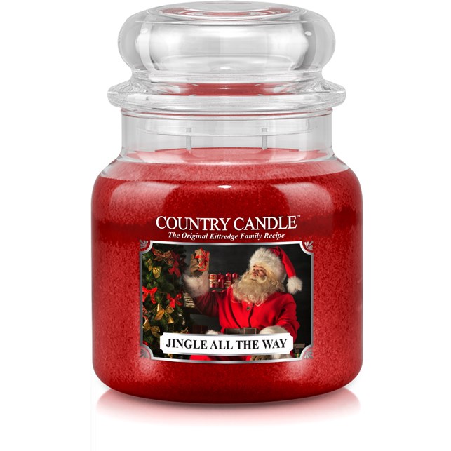 Country Candle Jingle All The Way Christmas Scent 2 Wick Medium Jar 75