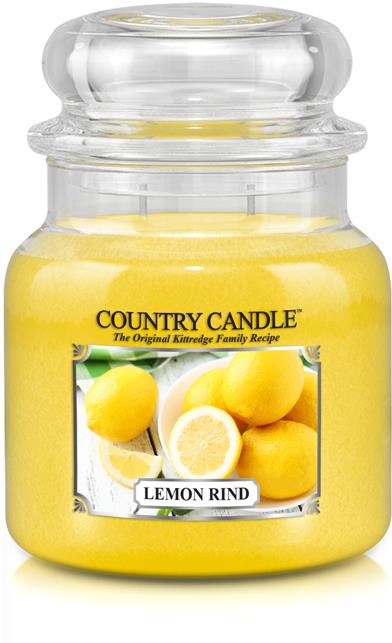Country Candle 2 Wick Medium Jar Lemon Rind