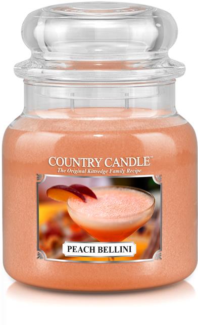 Country Candle Scented Candle Medium Peach Bellini 453 g