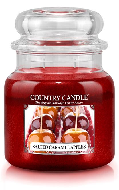 Country Candle 2 Wick Medium Jar Salted Caramel Apples