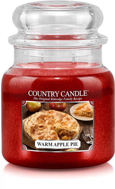 Country Candle Scented Candle Medium Warm Apple Pie 453 g