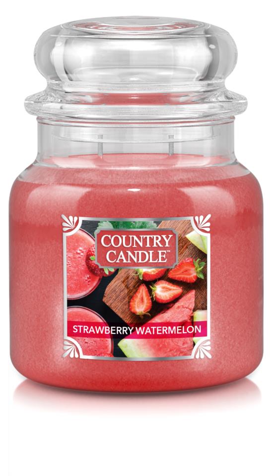 Country Candle M Jar Strawberry Watermelon
