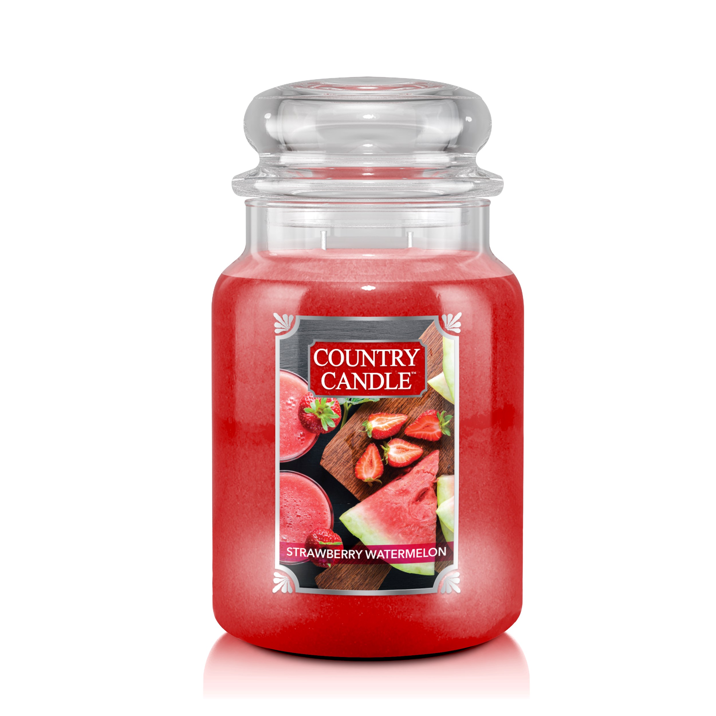 Läs mer om Country Candle Strawberry Watermelon Large