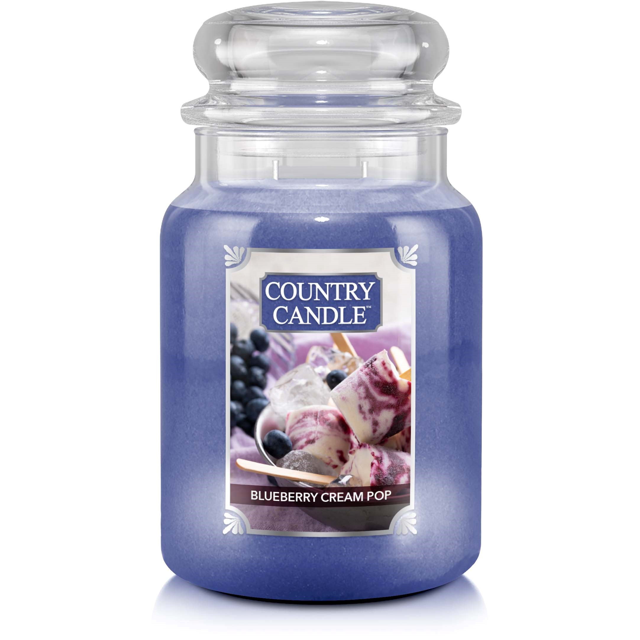Country Candle Large Jar Blueberry Cream Pop 652 g