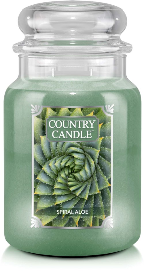 Country Candle Large Jar Spiral Aloe 652 g