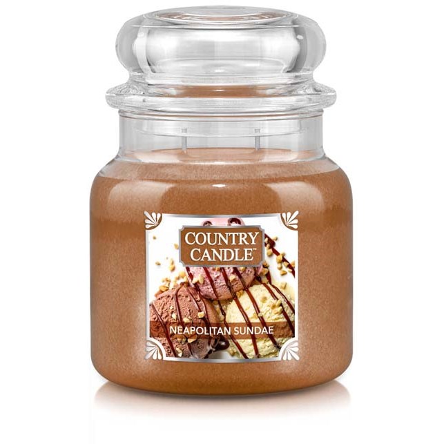 Country Candle Medium Jar Neapolitan Sundae 453 g
