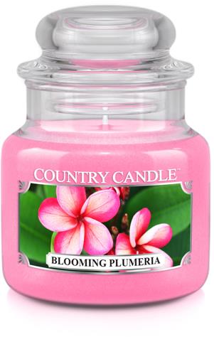 Country Candle Mini Jar Blooming Plumeria