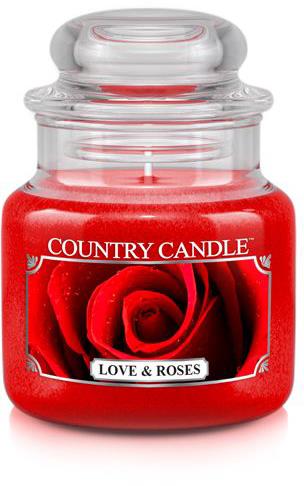 Country Candle Mini Jar Love & Roses